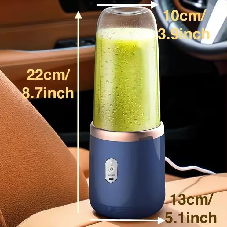 Portable Electric USB Juicer (6 Blades 3 Gears With 1500 mAh Battery)