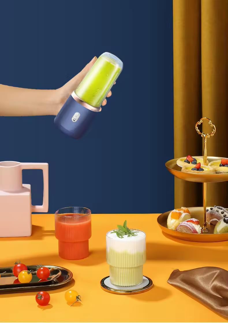 Portable Electric USB Juicer (6 Blades 3 Gears With 1500 mAh Battery)