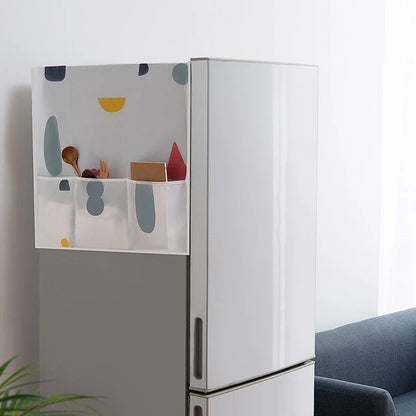 WaterProof and DustProof Refrigerator Cover (with 6 pockets)